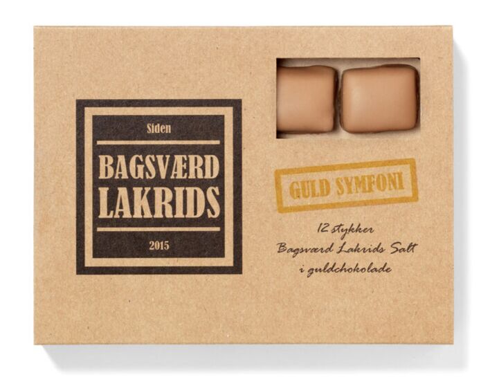 Bagsværd Lakrids Symfoni æske Quot Guld Symfoni Quot 125g
