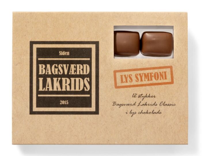 Bagsværd Lakrids Symfoni æske Quot Lys Symfoni Quot 125g