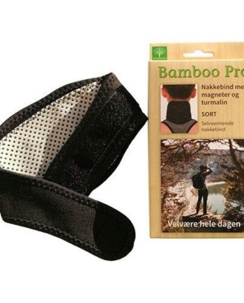Bamboo Pronakkebind Sort    Magneter Og Turmalin   Magneter 2000 Gauss
