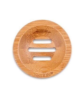 Bamboo Sæbe Bar Holder Rund