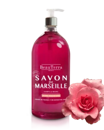 Beau Terra Marseille Liquid Soap Ancient Rose  1000ml