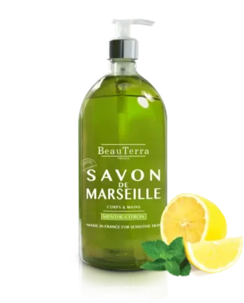 Beau Terra Marseille Liquid Soap Mint Lemon  300ml