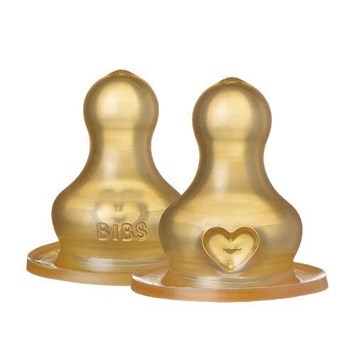 Bibs Bottle Nipple Latex Slow Flow Pack Pk