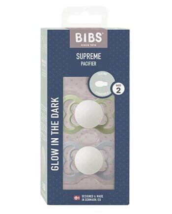 Bibs Supreme Silicone Size   Sage Glow Cloud Glow 1pk