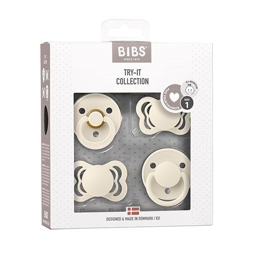 Bibs Try-it Collection Size Ivory Pack