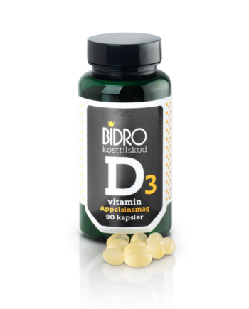 Bidro  -vitamin 38 Ug   Appelsinsmag 90 Kapsl