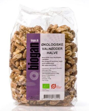 Biogan Valnødder Halve økologiske 500 Gram