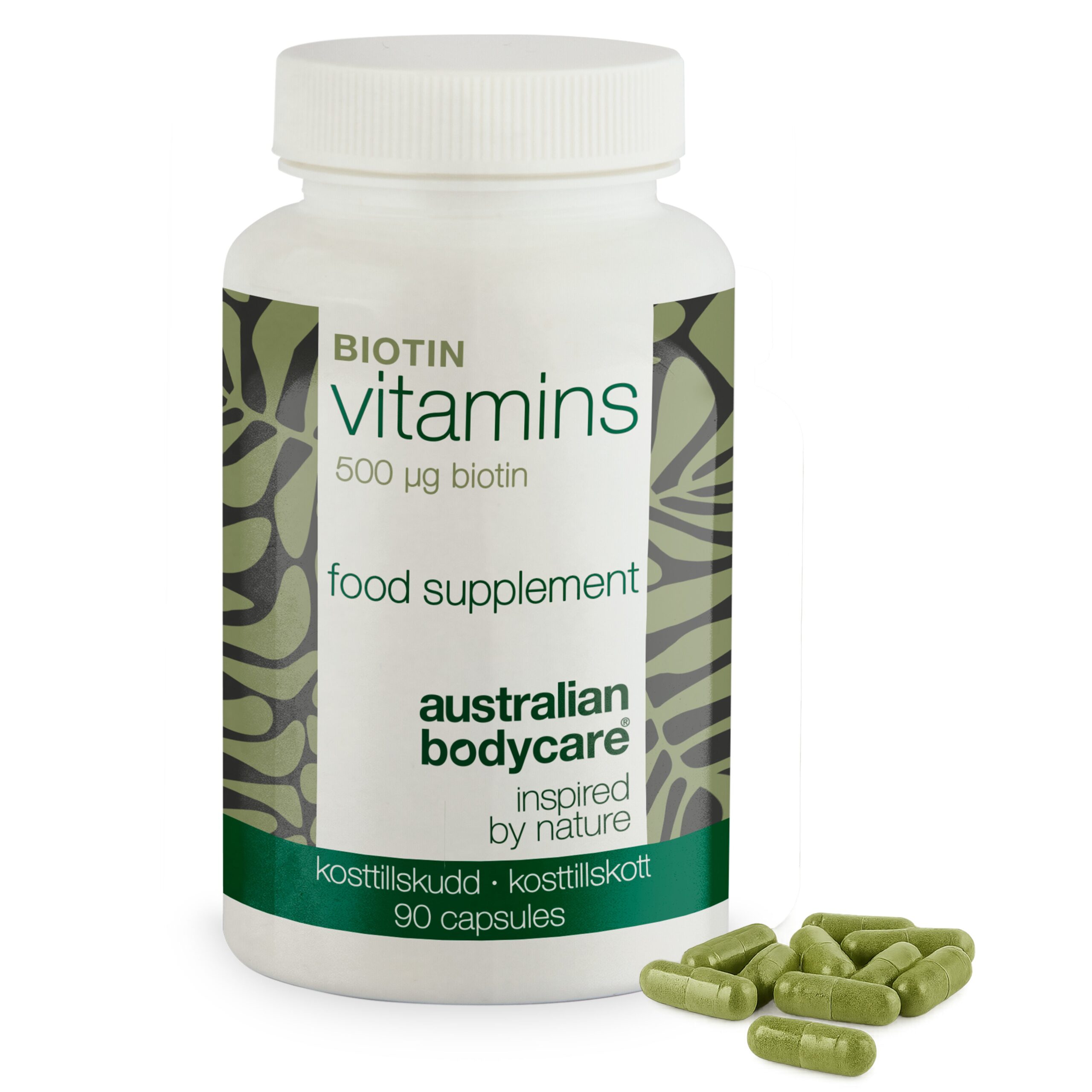 Biotin 500 âµg Kosttilskud Med Vitamin B7 90 Stk Biotin 500 âµg Med Vitamin B7 90 Tabletter Til Hud Hår Og Slimhinder Indeholder Biotin Medicago Sativa Og Vegetabilsk Cellulose Stk