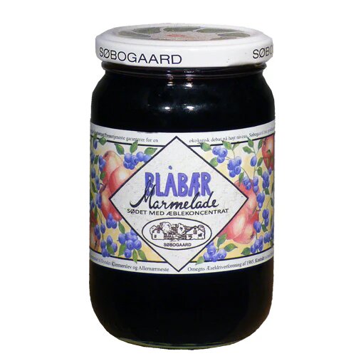 Blåbærmarmelade Sødet   æble