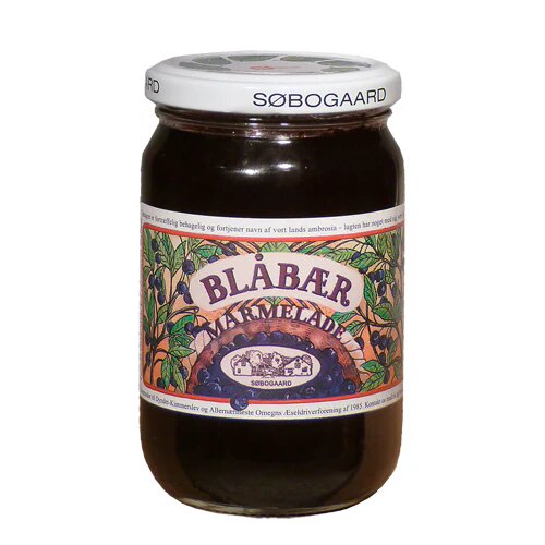 Blåbærmarmelade øko  400 Gram