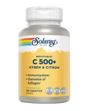 -vitamin C500  Hyben  Citron Solaray 180 Tabletter