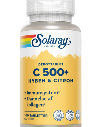 -vitamin C500  Hyben  Citron Solaray 100 Tabletter