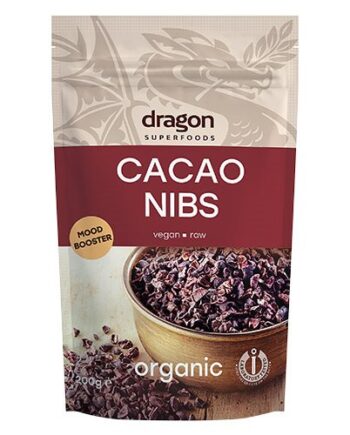 Cacao Nibs   Criollo Raw Dragon Superfoods 200 Gram
