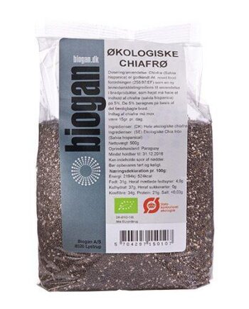 Chiafrø økologiske Biogan 500 Gram
