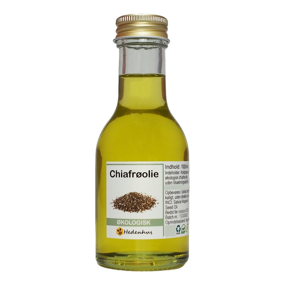 Chiaolie økologisk Koldpresset 50 Ml Rig På Omega Fugtgivende Hurtigt Absorberende Hedenhus Til Hud Og Hår