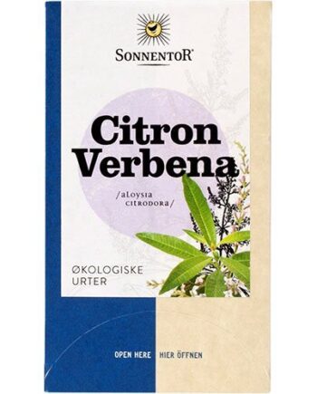 Citron Verbena Te   Sonnentor 18 Breve