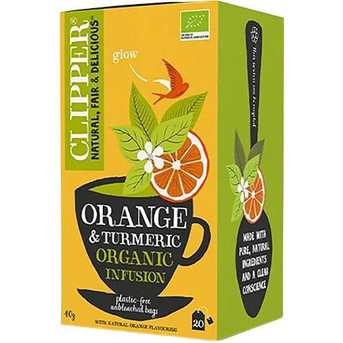 Clipper Urtete Med Appelsin   Gurkemeje økologisk 20 Breve