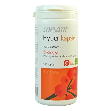 Coesam Hybenkapsler øko  200 Kapsler