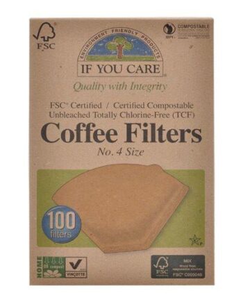Coffee Filters No    Ubleget If You Care 100 Stk