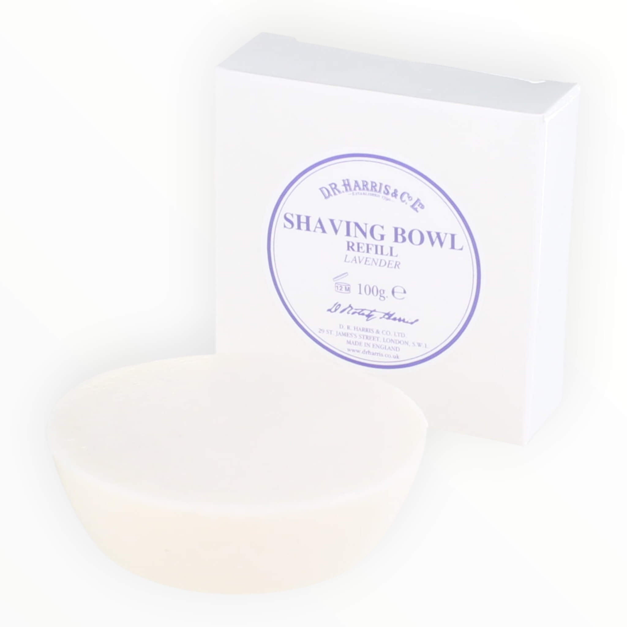 Harris   Co  Ltd Lavendel Barbersæbe  Refill  100 Gr
