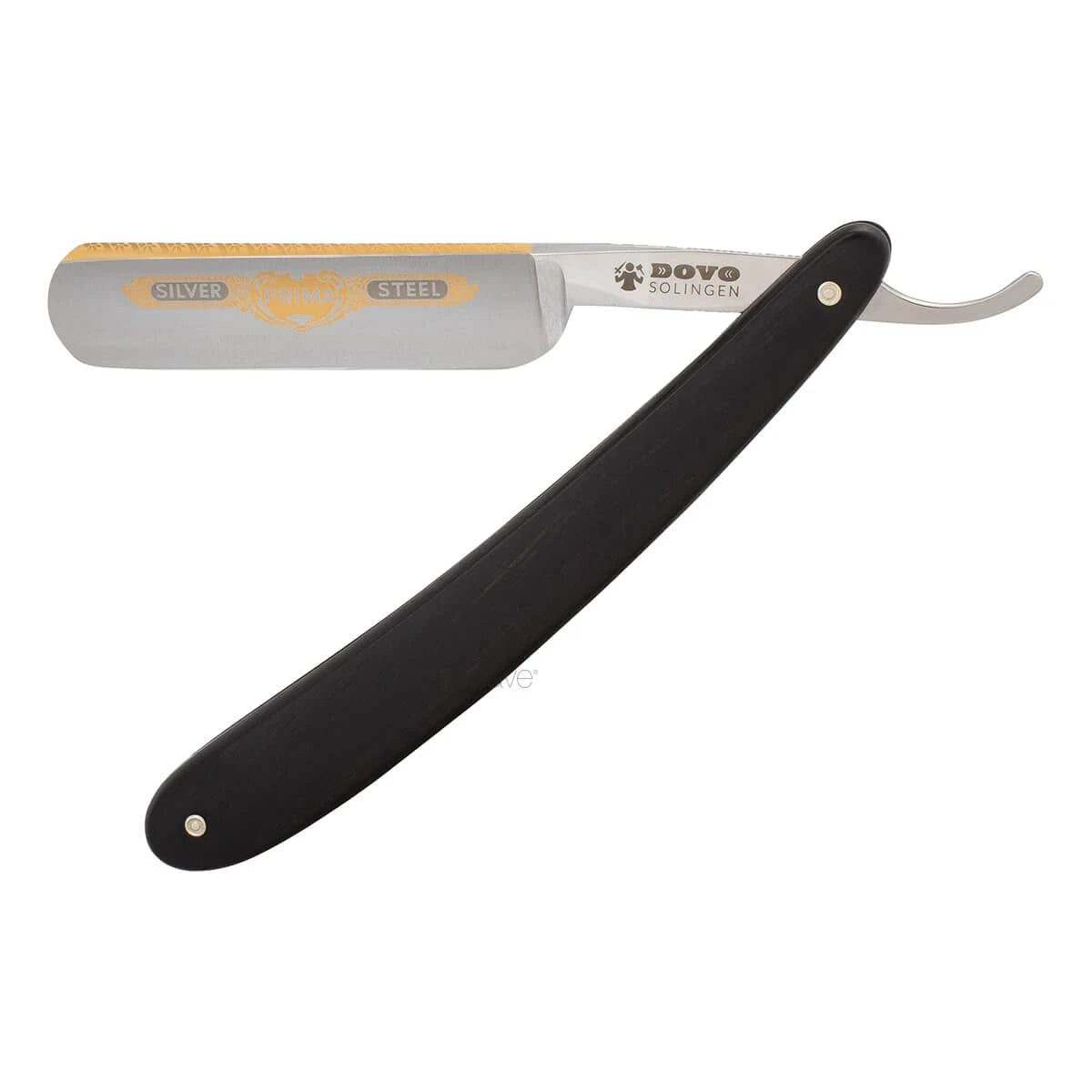 Dovo Solingen Straight Razor Round Nose Prima Ibenholt