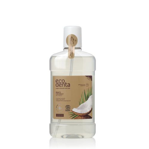 Ecodenta Mundskyl Mint Kokos Smag 500 Ml