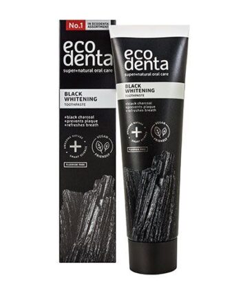 Ecodenta Tandpasta    Sort Kul    Fluor 100 Ml