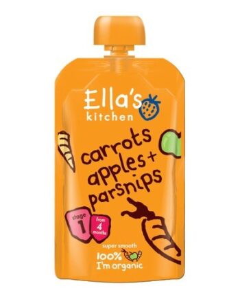 Ellas Kitchen Gulerod æble Pastinak øko   Mdr  120 Gram