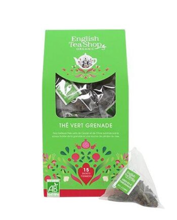 English Tea Shop Green Tea   Pommegranate økologisk 15 Breve