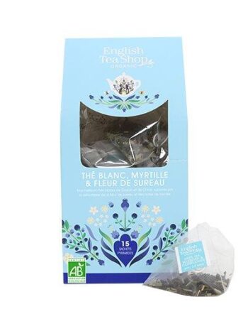 English Tea Shop White Tea  Blueberry   Elderflower Tea økologisk 15 Breve