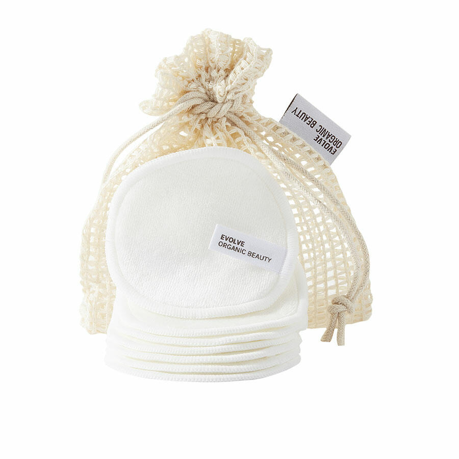 Evolve Bamboo Reusable Makeup Remover Pads Stk