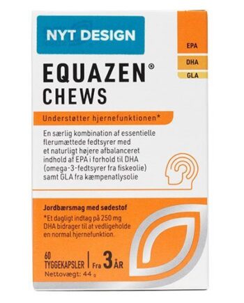Eye   Chews Tyggekap     Jordbærsmag 60 Kapsler