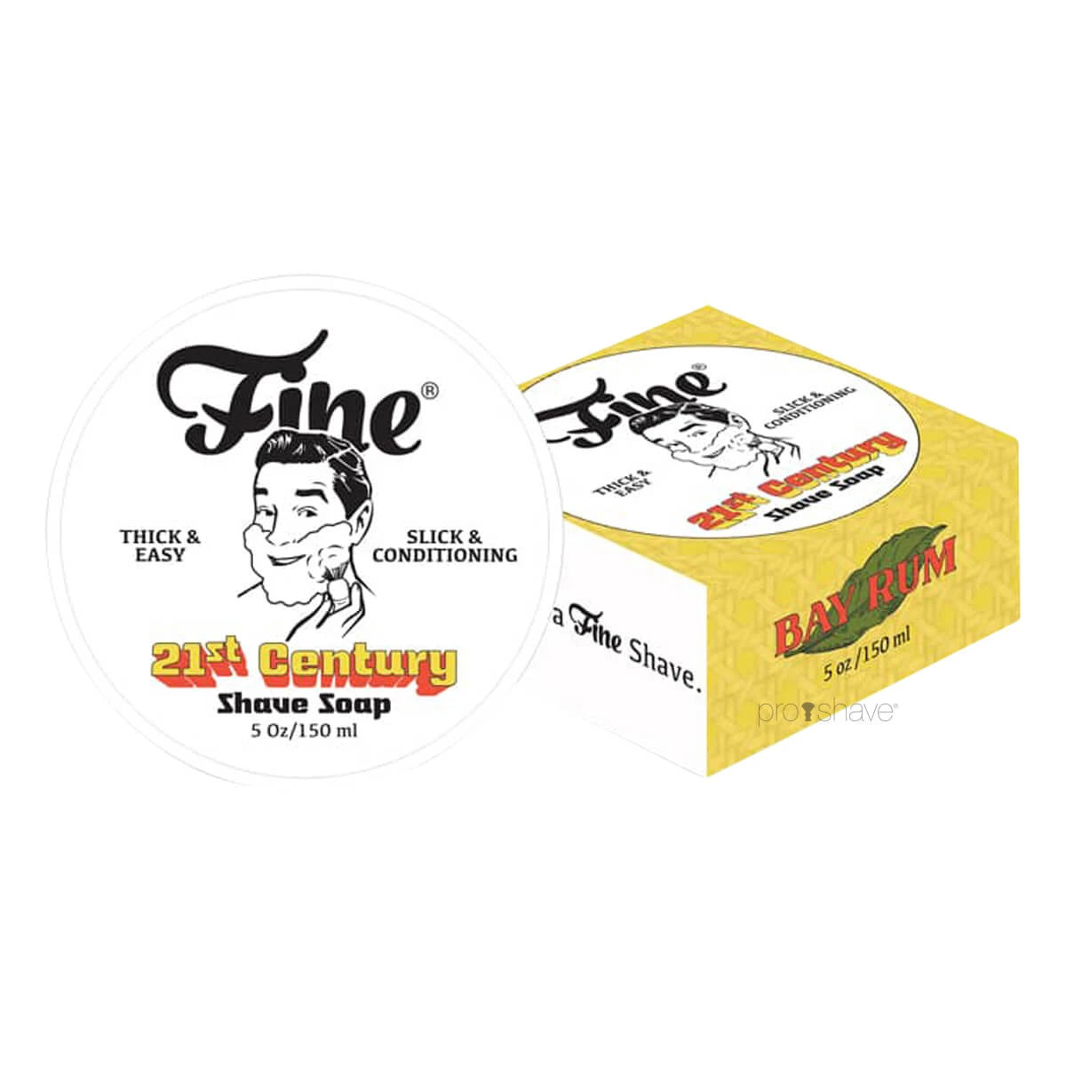 Fine Accoutrements Bay Rum Barbersæbe Skål 150 Ml