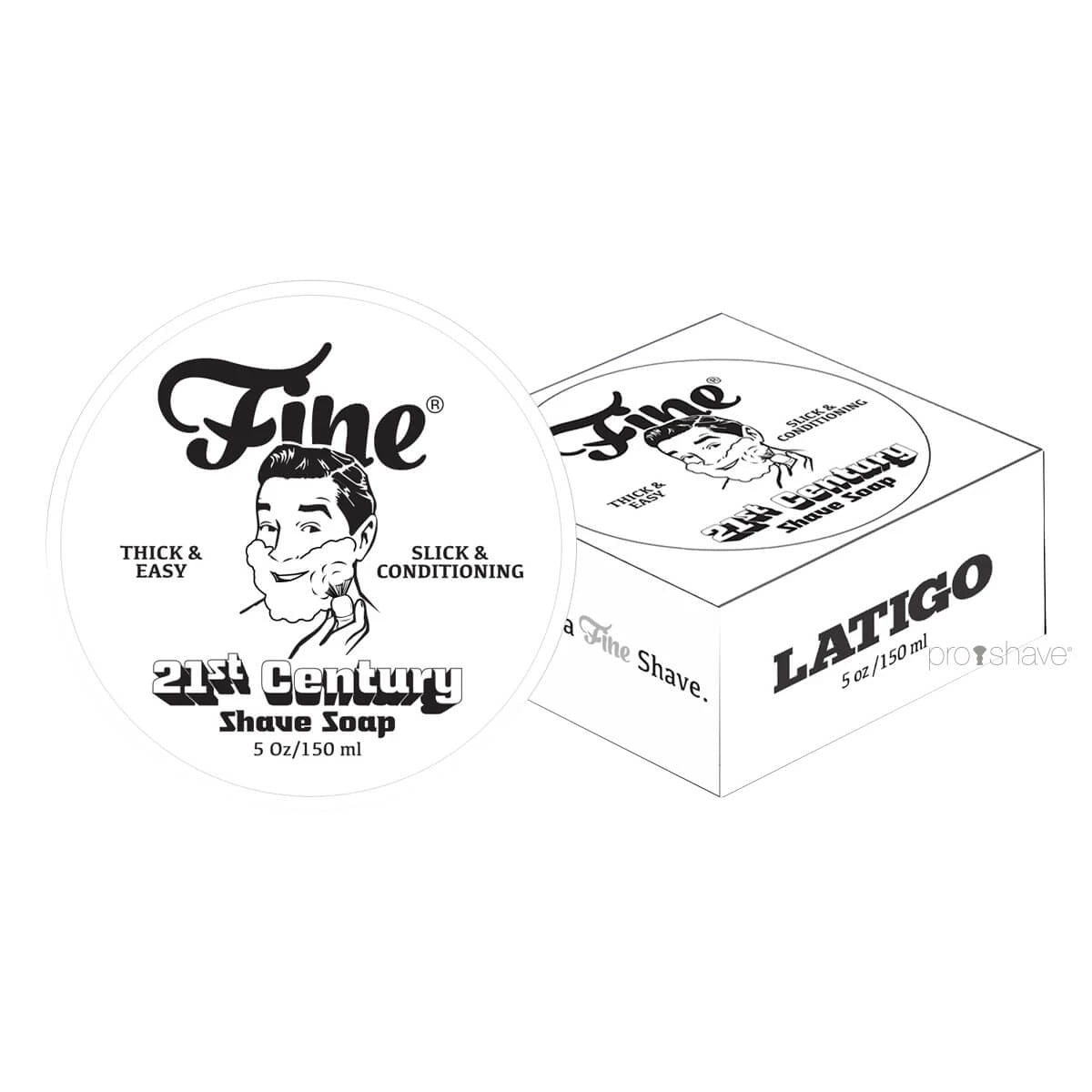 Fine Accoutrements Latigo Barbersæbe Skål 150 Ml