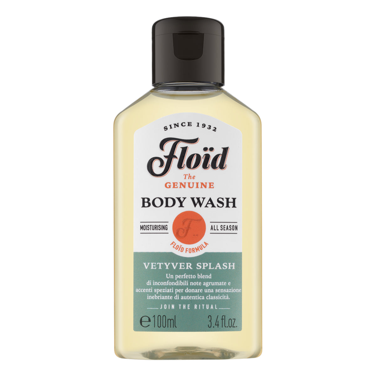 Floã Body Wash Vetyver Splash 100 Ml
