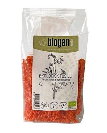 Fusilli    Linser økologisk 250 Gram