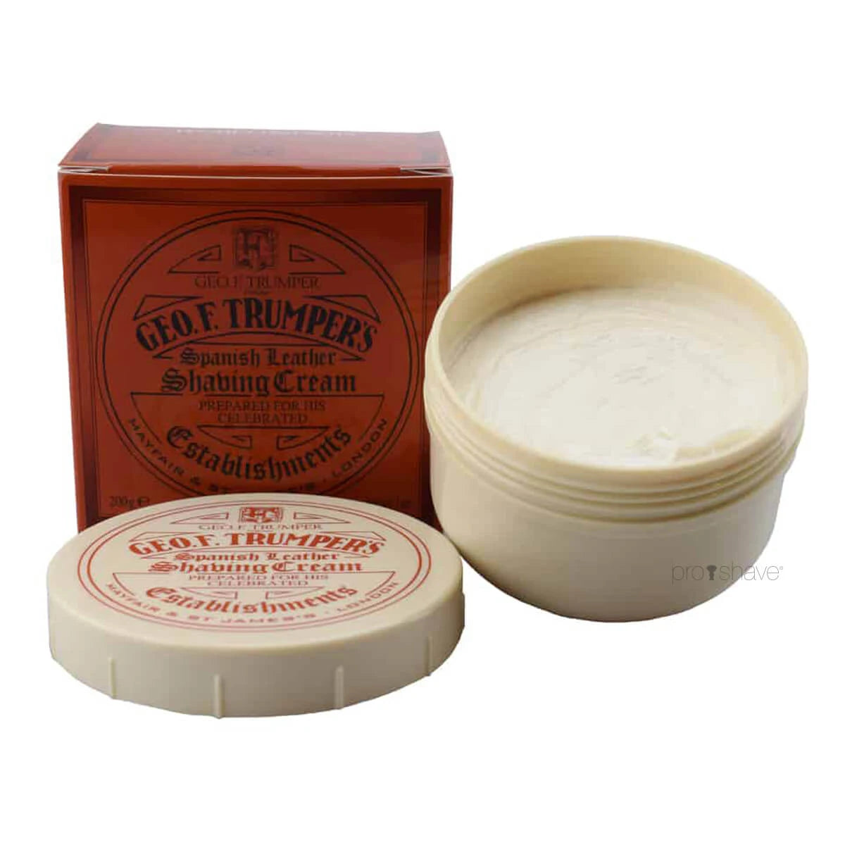 Geo Trumper Barbercreme Skål Spanish Leather 200 Gr