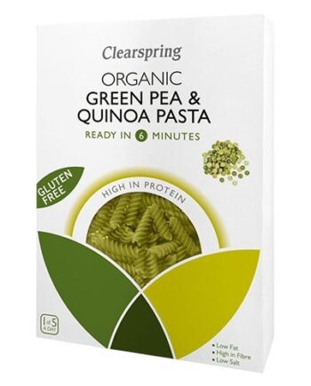Grønne ærter   Quinoa Fusilli øk  250 Gram