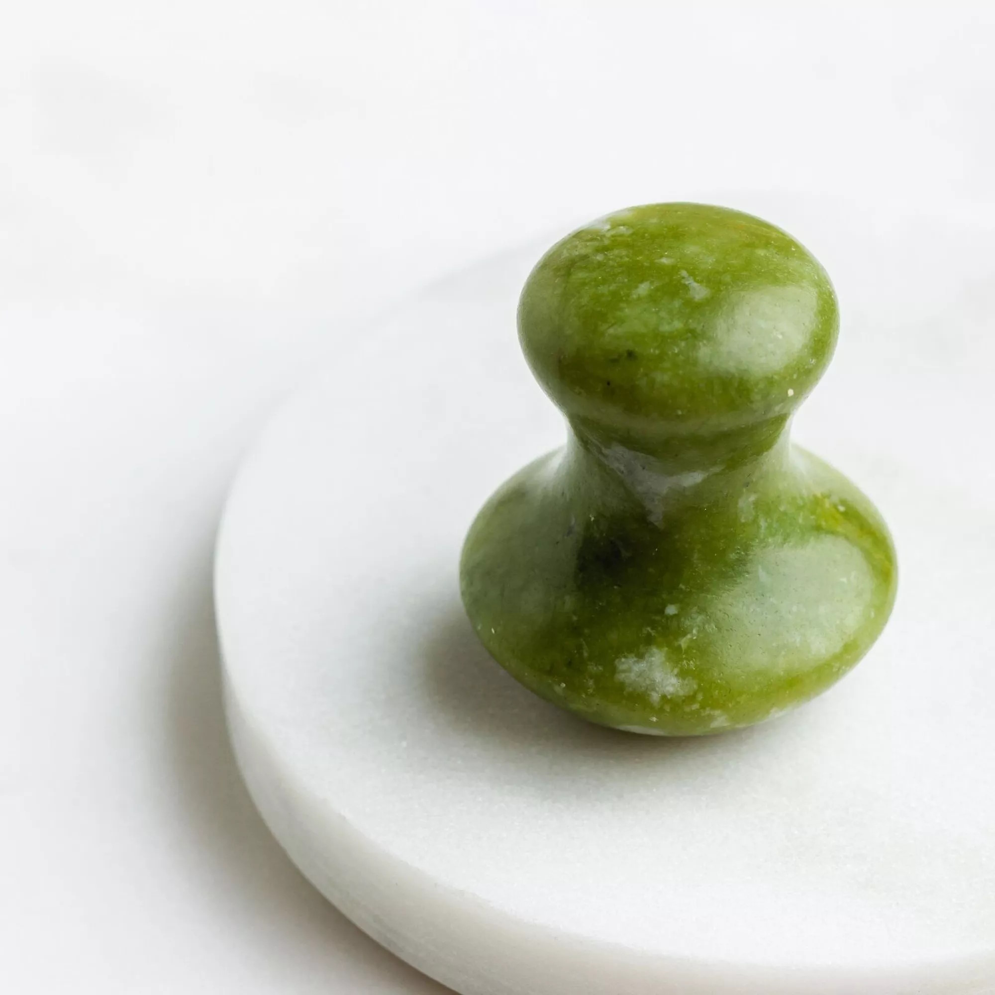 Champi Gua Sha   Grøn Jade