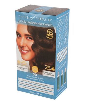 Hårfarve 5d Light Golden Brown Brown Tints Of Nature 130 Ml