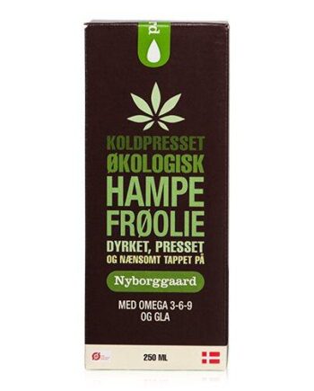 Hampefrøolie økologisk 250 Ml