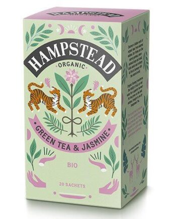 Hampstead Grøn Te   Jasmin økologisk 20 Breve