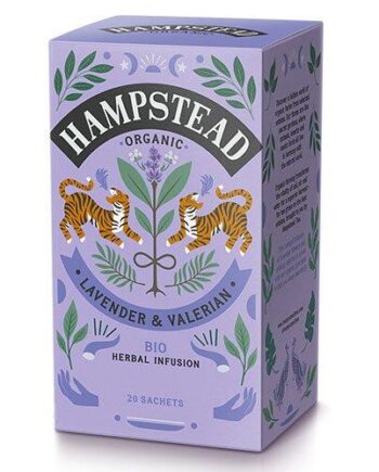 Hampstead Lavendel   Baldrian Te økologisk 20 Breve