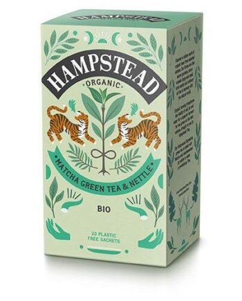 Hampstead Matcha Grøn Te   Brændenælde økologisk 20 Breve