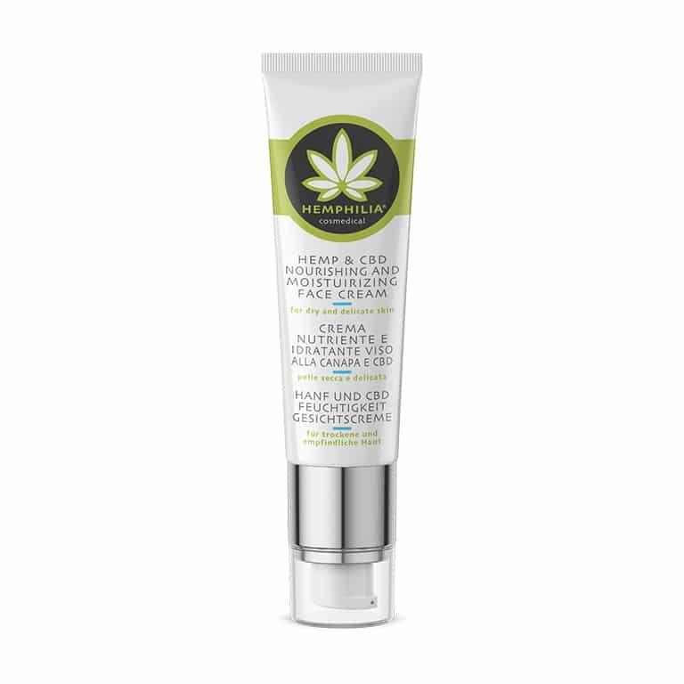 Hemphilia økologisk Moisturizing Face Cream 50ml
