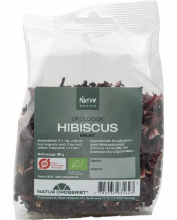 Hibiscus Knust økologisk 90 Gram