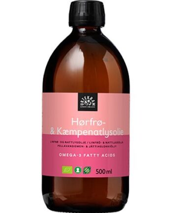 Hørfrø-   Kæmpenatlysolie økologisk 500 Ml