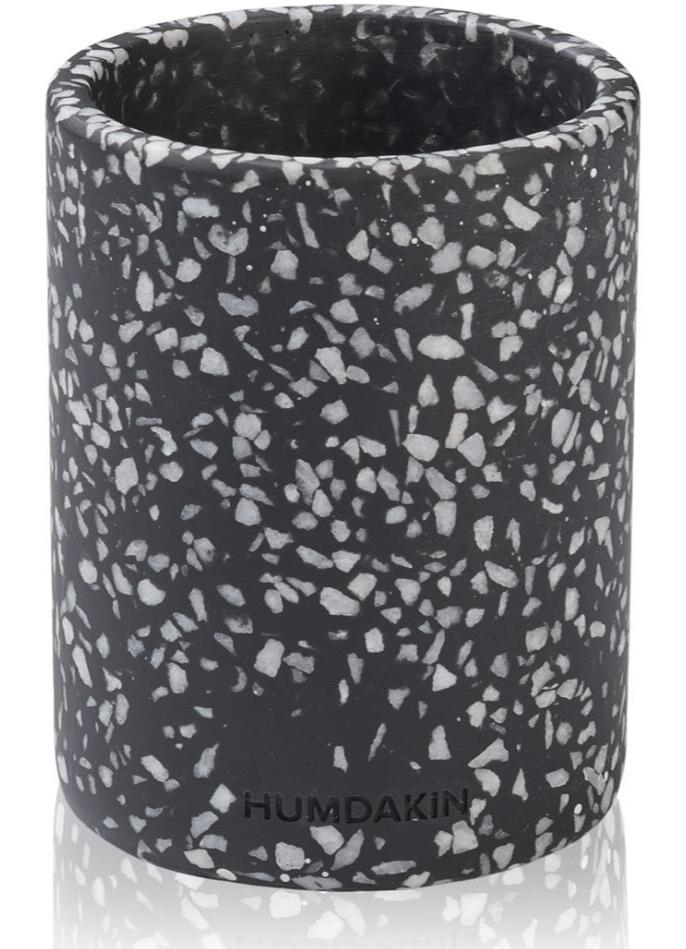 Humdakin Lucca Terrazzo Vase Med Låg Sort