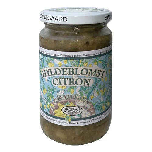 Hyldeblomst Citron Marmelade øko  400 Gram