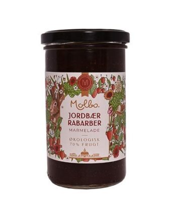 Jordbær   Rabarber Marmelade Molbo    290